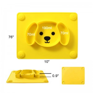 スキッド抵抗力のある頑丈なBPAの自由な赤ん坊の供給ボール皿