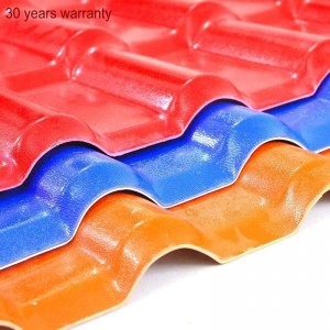 Royal1050新しいASA合成樹脂屋根瓦屋根シート工場販売