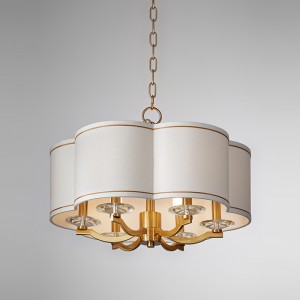 現代のミニマリストラウンド装飾ベッドルームスタディシャンデリアKm2119