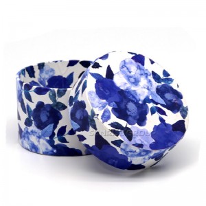 カスタマイズされたロゴ手作り高級ラウンドキャンドルギフト包装ボックス