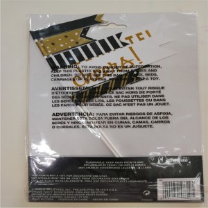 ペナントケーキトッパーフラグfanion注ぐガトー