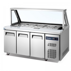 TCラグジュアリーシリーズピザ＆デザートディスプレイ冷蔵庫