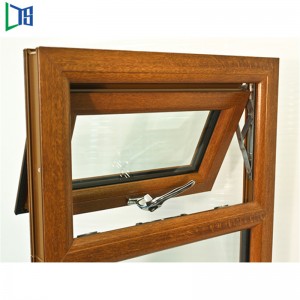 As2047スタンダードグレーホワイト/ブラックアルミ外側オープンオーニングウィンドウシングルまたはダブルグレイジング