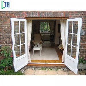 粉のコーティングの灰色および二重Low-E艶出しの熱証拠および健全な証拠が付いているAs2047アルミニウム開き窓のドア