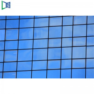 商業用等級のための絶縁の二重ガラスの半目に見えるフレームのアルミニウムカーテン・ウォール