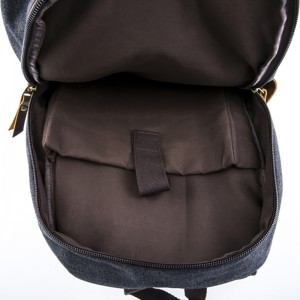 17SC-6457D SGS合格クレイジーホースレザーヴィンテージ空白キャンバスバックパック卸売キャンバスバッグバックパック