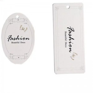 クリエイティブファッション衣料品ラベルhangtagカスタムメイド04