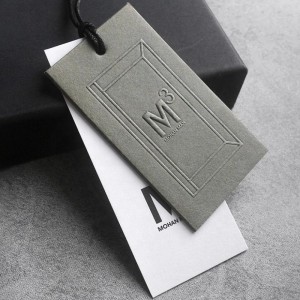 クリエイティブファッション衣料品ラベルhangtagカスタムメイド11