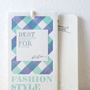 クリエイティブファッション衣料品ラベルhangtagカスタムメイド11