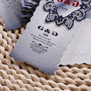 クリエイティブファッション衣料品ラベルhangtagカスタムメイド12