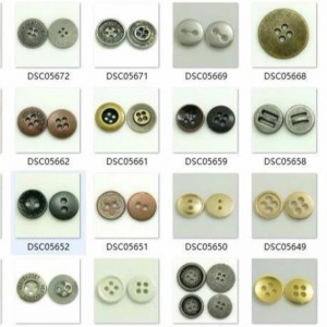ファッション10 mmから19 mm樹脂4穴縫製シャツボタン2