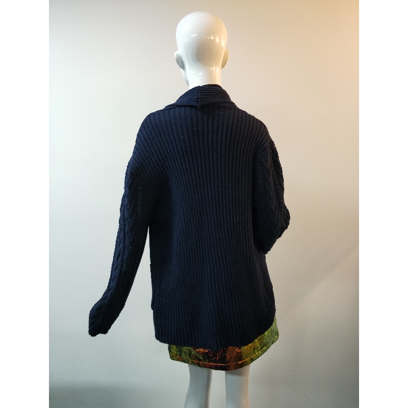 ABERCROMBIE＆FITCH BLUE CARDIGAN RLWS0030F