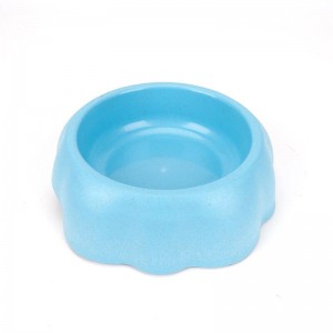 花の形をした麦わらペットボール、ペットディッシュ、猫犬のフードボウル