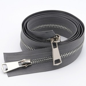 ジーンズやジャケットのためのカスタマイズされた長さの金属ジッパーナイロンジッパーファスナー1