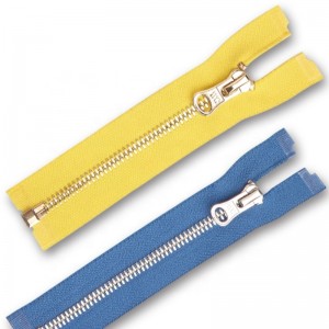 金属ジッパー仕上げジッパー金属ジッパークローズドエンドとオープンエンド2つの方法3