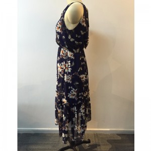 フローラルプリントネックドレスJLWD0032