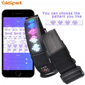 スクリーンの点滅の卸し売りナイロン犬つばの円形ロープの統合された牽引のひも