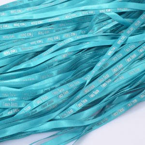 3＃カスタムロゴポリエステルプリントサテンリボン