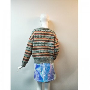 ストライプクルーセーターRLWS0107F