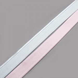 10＃サンプル無料のカラフルなナイロンスパンデックスニットゴムバンドウェビング用衣類