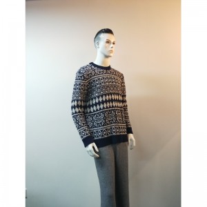 ネイビープレイドセーターRLMS0030F