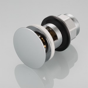 クロムスライバポップアッププッシュボトム廃棄物シンクドレイン