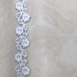 7＃ミルクシルクレース、ポリエステル／ナイロンレース、綿レース