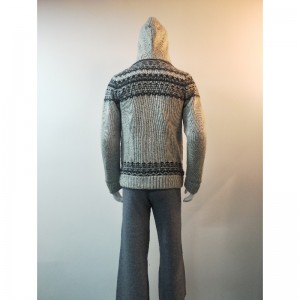 グレープリントセーターコートRLMS0078F