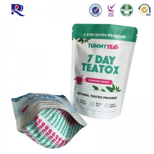 再生可能なジップロックまたはジッパーで印刷されて積層されたスタンドアップポーチ