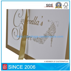 ホイルの押す設計が付いているパントン色刷の紙袋