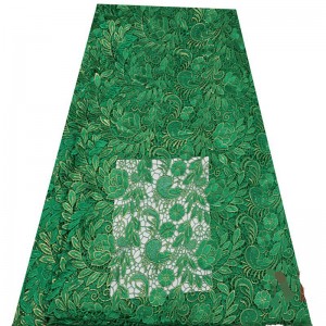 女性のための熱い販売のブライダルドレス3dの刺繍入りレース生地