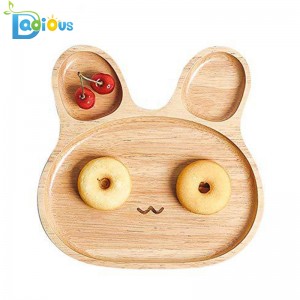 赤ちゃんの供給の道具赤ちゃん料理竹プレート幼児分割竹の赤ちゃんプレート