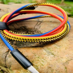 ビジネススタイルレザーデータケーブル