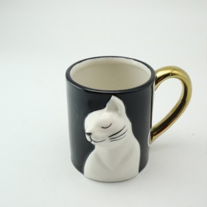 ドリンクアニマルカップホリデーギフトのためのカスタマイズされた3Dセラミックマグクジラのコーヒーマグ