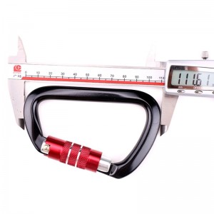 屋外フックロッククライミングキャンプメインロックカラビナ多機能ナットカラビナ屋外クイックキャッチクイック落下機器安全ロックプロービング穴d型ワイヤーロックメインロック航空アルミ合金