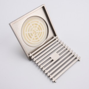 シャワー付きシャワー排水口格子カバー