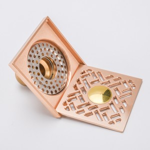 サイドアウトレットスクエアシャワー排水口