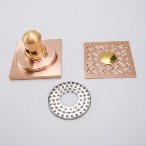 サイドアウトレットスクエアシャワー排水口