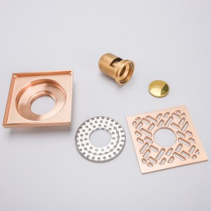 サイドアウトレットスクエアシャワー排水口