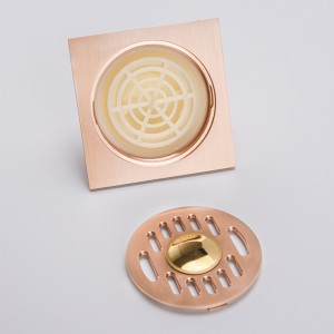 モダンな排水トイレの床トラップサイズ