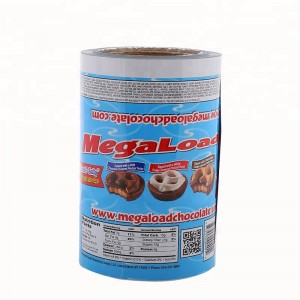 食品グレードラミネートプラスチック防湿ヒートシールクッキー包装フィルムロール