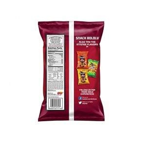 ヒートシールカスタムラミネートプラスチックホイル並ぶピローポテトバナナチップTシャツバッグ用食品