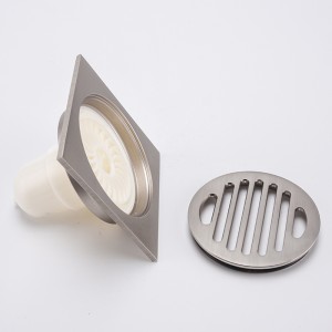 洗面所の真鍮のnickleのシャワー・フロアの格子格子の排水罠の価格