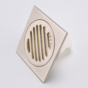 洗面所の真鍮のnickleのシャワー・フロアの格子格子の排水罠の価格