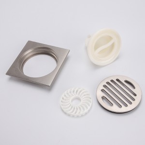 洗面所の真鍮のnickleのシャワー・フロアの格子格子の排水罠の価格