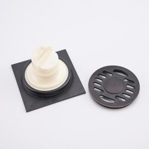 黒いパターン洗濯機ストレーナーシャワーアンティーク排水ストッパー