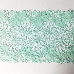 下着や衣服のための幅18CMのナイロンスパンデックス弾性広いレース