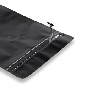 250グラムアルミ箔コーヒーバッグ平底8サイド密封ポーチ付きジップロック