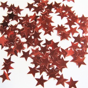 派手なキラキラ箔キラキラフレークポリエステルキラキラ紙吹雪