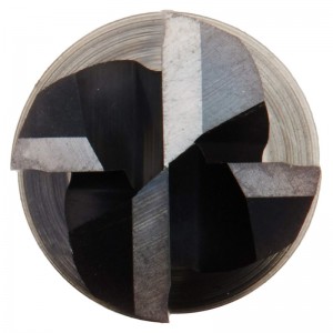 超硬ソリッドエンドミル、AlTiNコーティング、4枚刃、直径1/4 \